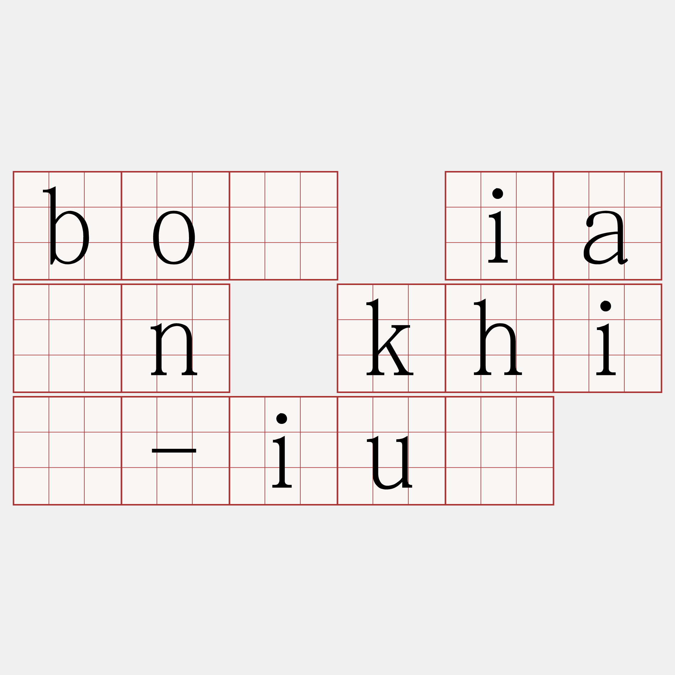 bô iân khì-iû